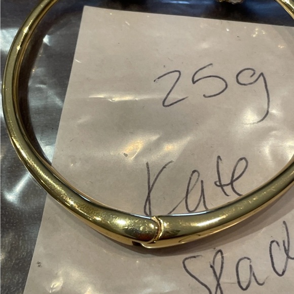 Kate Spade Gold and Gold toneCrystal Bracelet - Picture 5 of 10